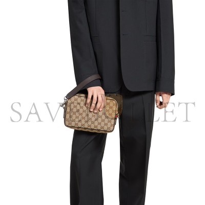 GUCCI GG CANVAS SMALL CROSSBODY BAG 834802 (23*15*5cm)